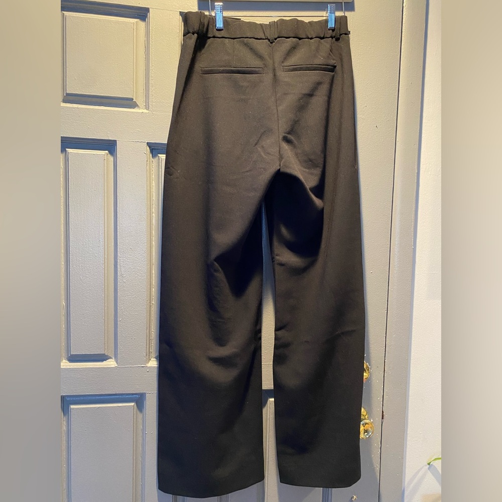 A&F Black Wide-Leg Trousers - Picture 5 of 6